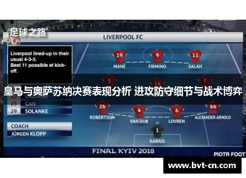 皇马与奥萨苏纳决赛表现分析 进攻防守细节与战术博弈